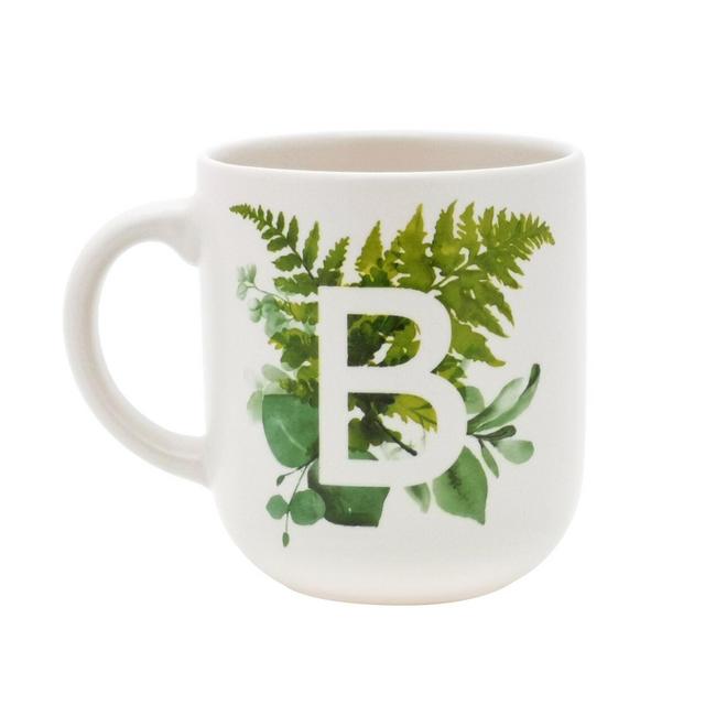 Bee & Willow™ Home Botanical Monogram Letter "B" Coffee Mug