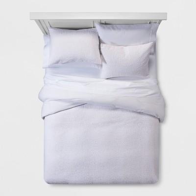 White Matelasse Duvet Cover Set (King)- Threshold™