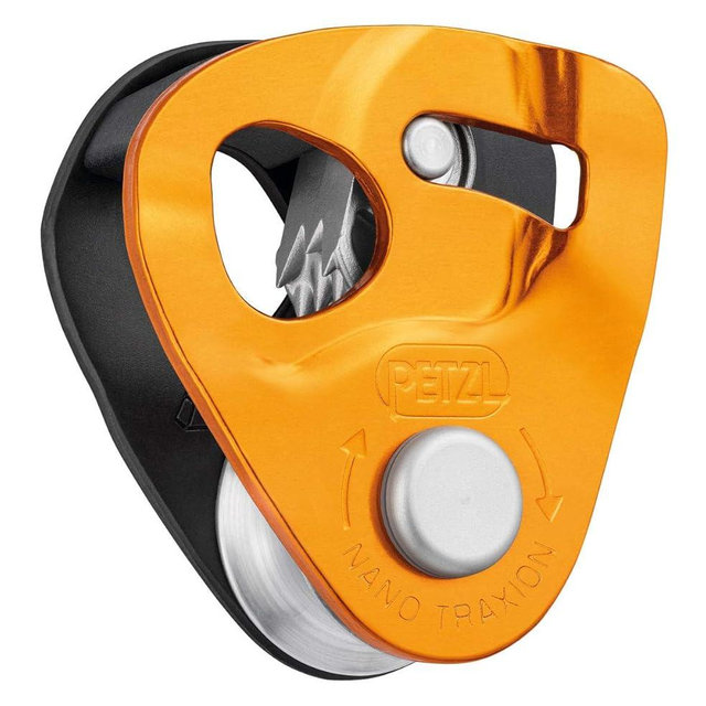 PETZL, Nano Traxion, Pulley Blocker Lightweight High-Performance