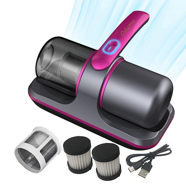 Odumu Handheld Mattress Vacuum Cleaner, Cordless Handheld Bed Vacuum Cleaner with Hepa, Effectively Clean Up Bed Sheet Pillow Couch