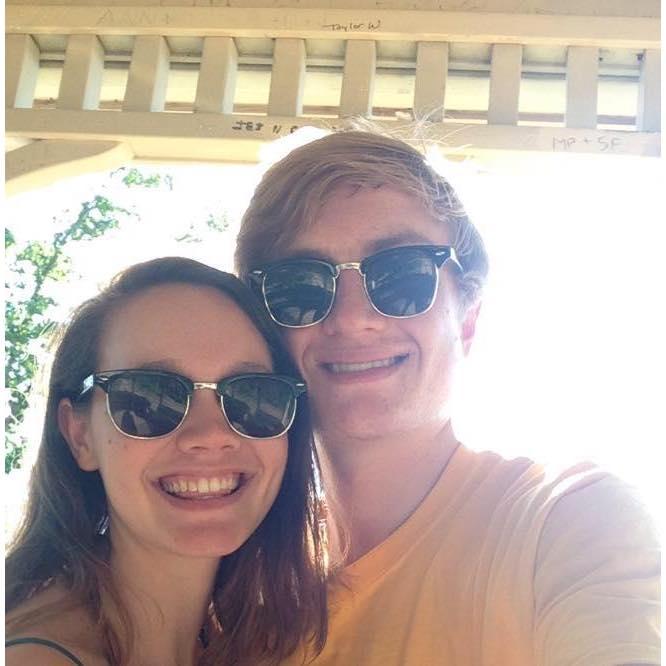 Addie and Jake with their matching sunnies at the start of summer 2015!