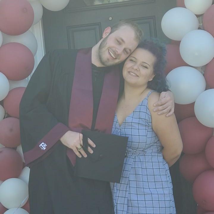 When Rebecca paid Nick a surprise visit for his graduation party in Maryland!