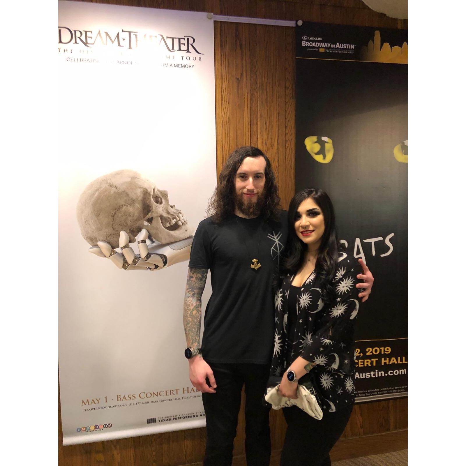 Our first concert together: Dream Theater!
