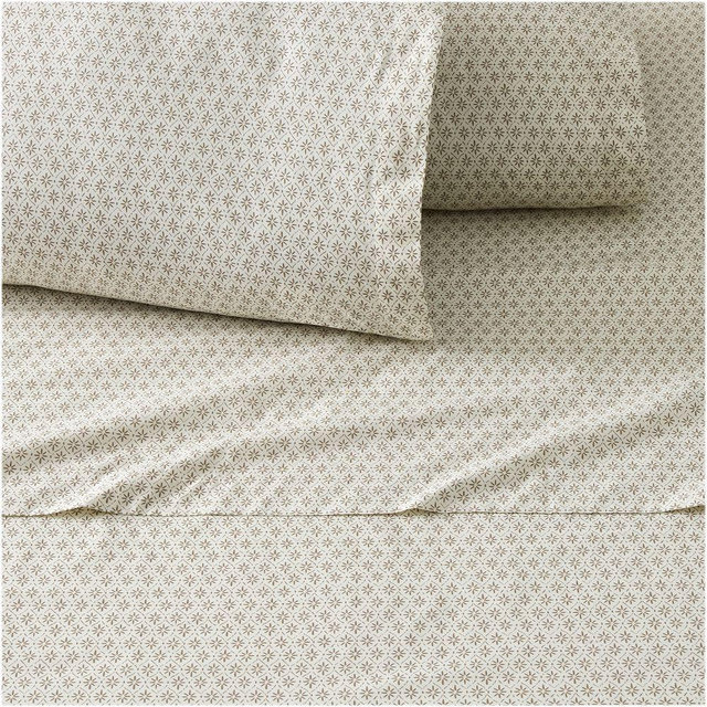 MTO Mae Floral Queen Sheet Set, Elm