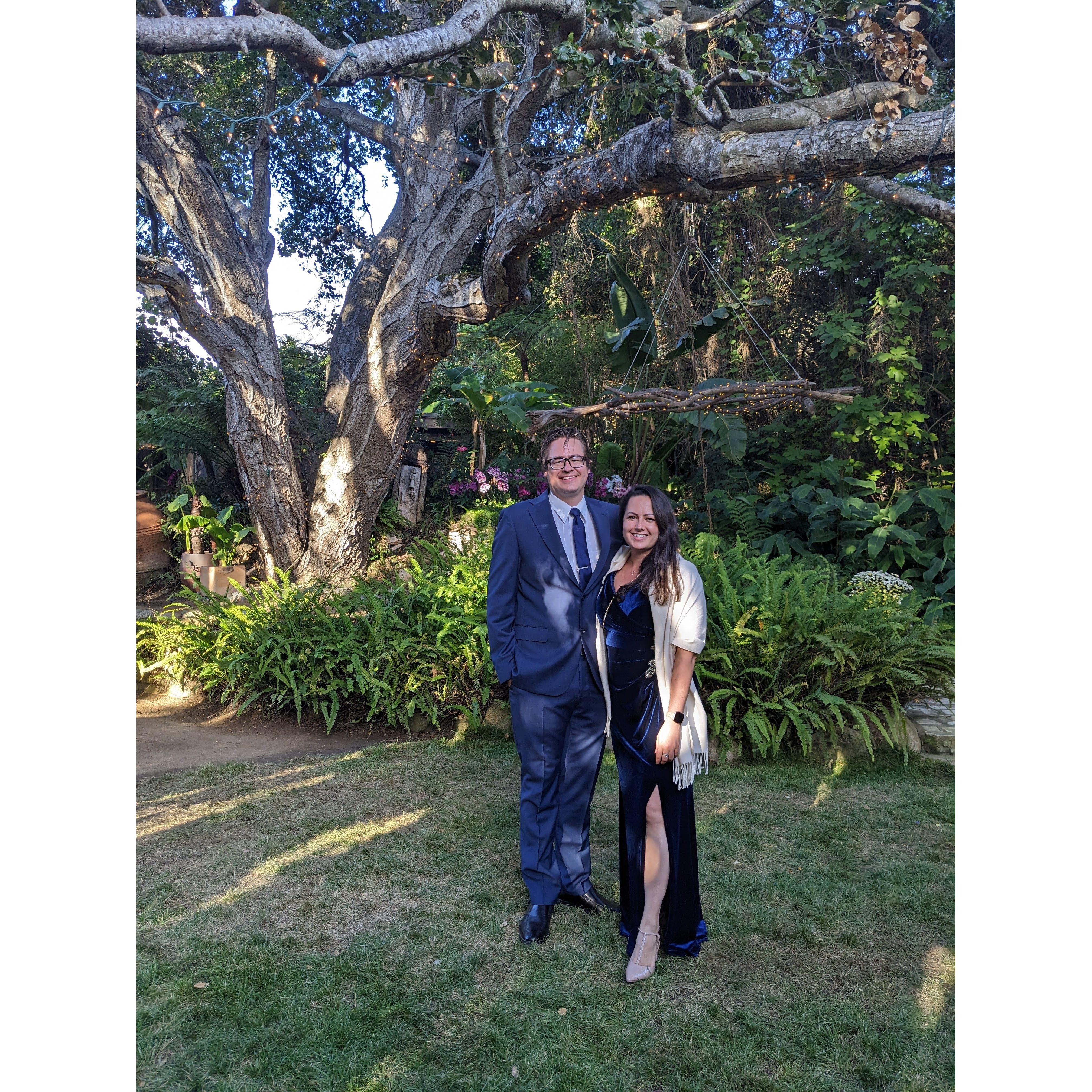 We cleaned up for a wedding in Carmel