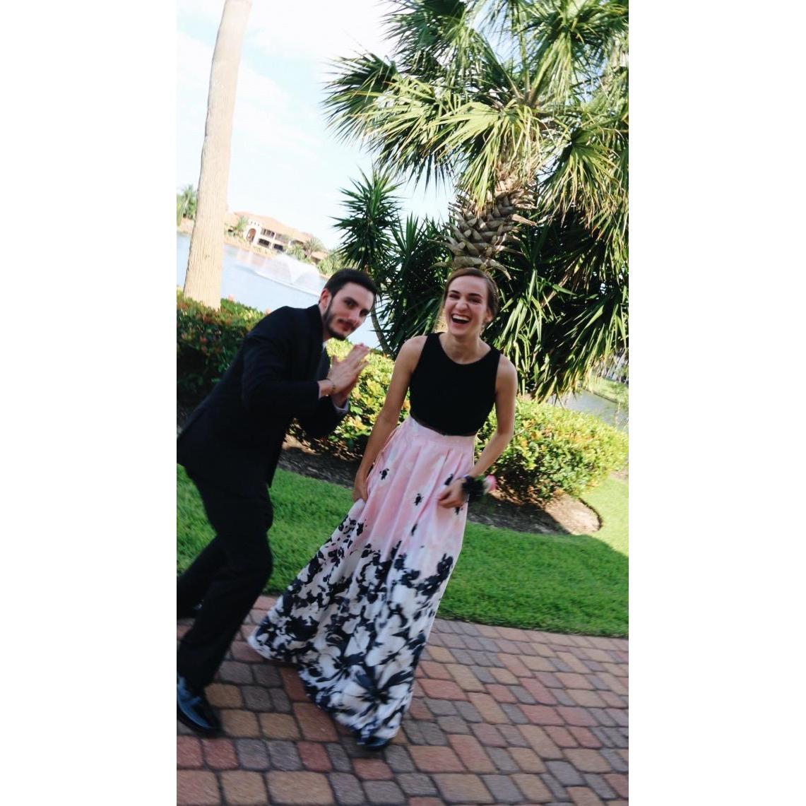 Senior prom! Also the night I told my mom, "I'm gonna marry this guy."