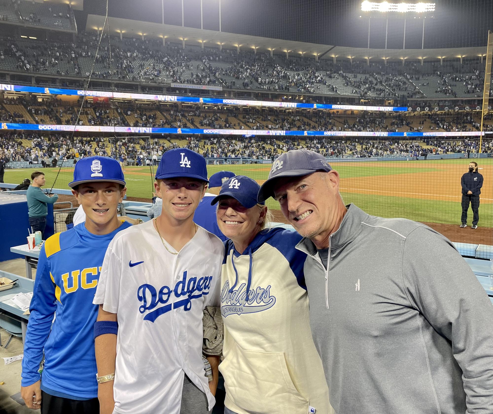 Dodgers vs. Padres, baseline seats, Sept. 2021