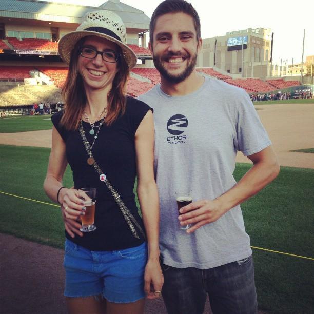 At one of many brewfests!