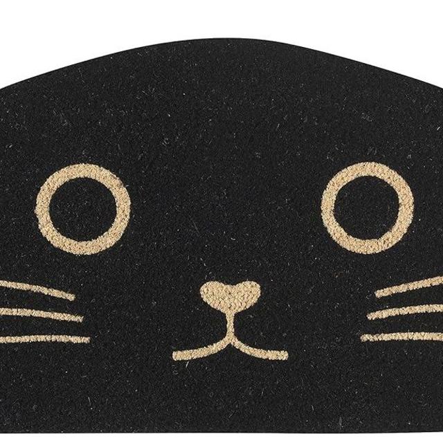 Now Designs 3075181 Doormat, Black Cat, 1 EA