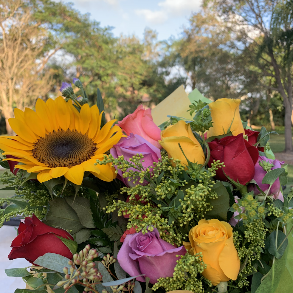 Birthday flowers for Jackie (February 2019)