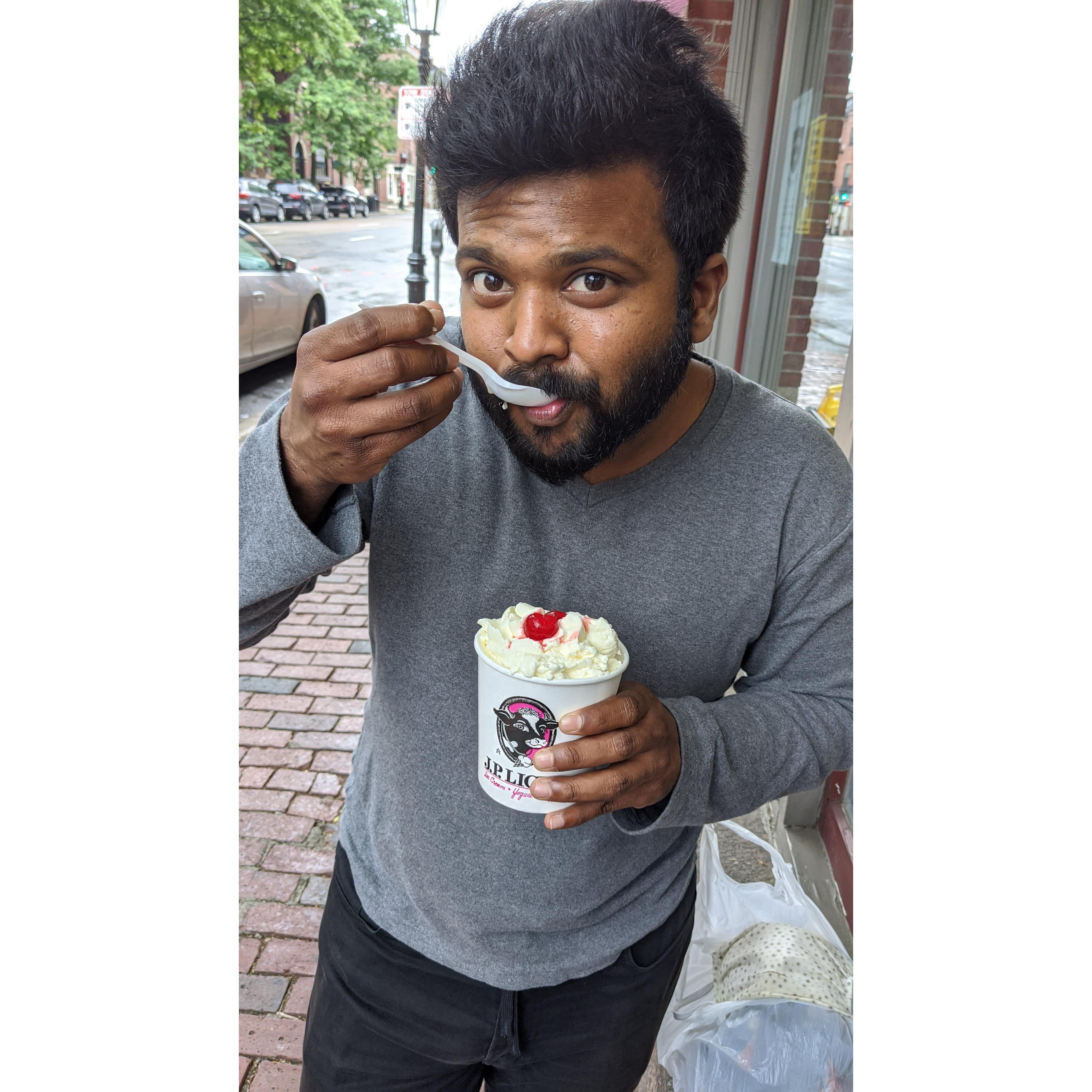 Abhi's favorite meal.