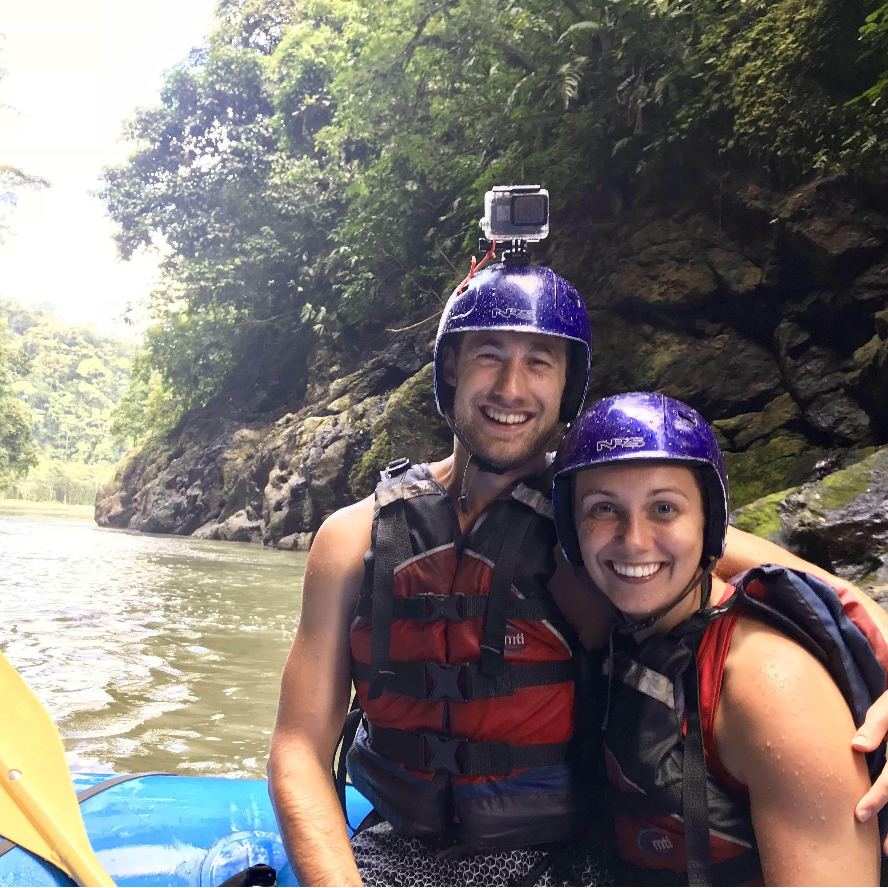White water rafting in Costa Rica