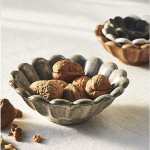 Ruffle Nesting Nut Bowls, Assorted Set of 4