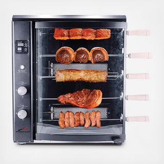 Brazilian Gas Rotisserie Grill and 5-Skewer Set