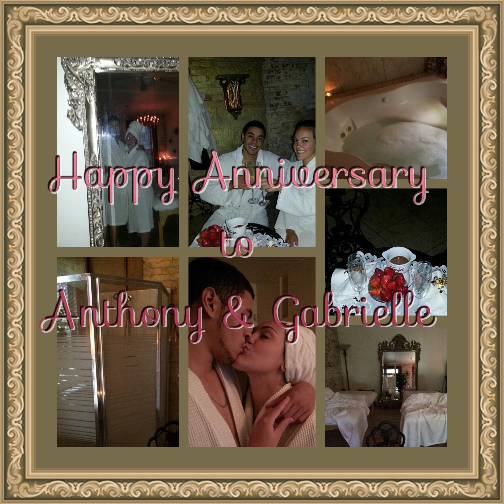 Our first anniversary!