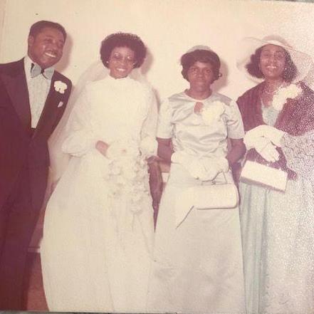 Ben Robinson, Jr., Deneese, Mattie Jones, Theresa Robinson (Parents of the bride and groom)