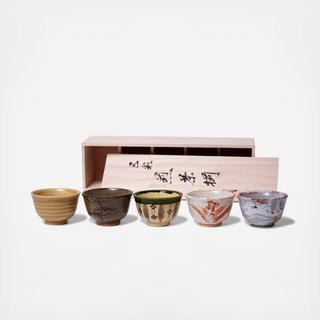 Traditional 5-Piece Teacup Set