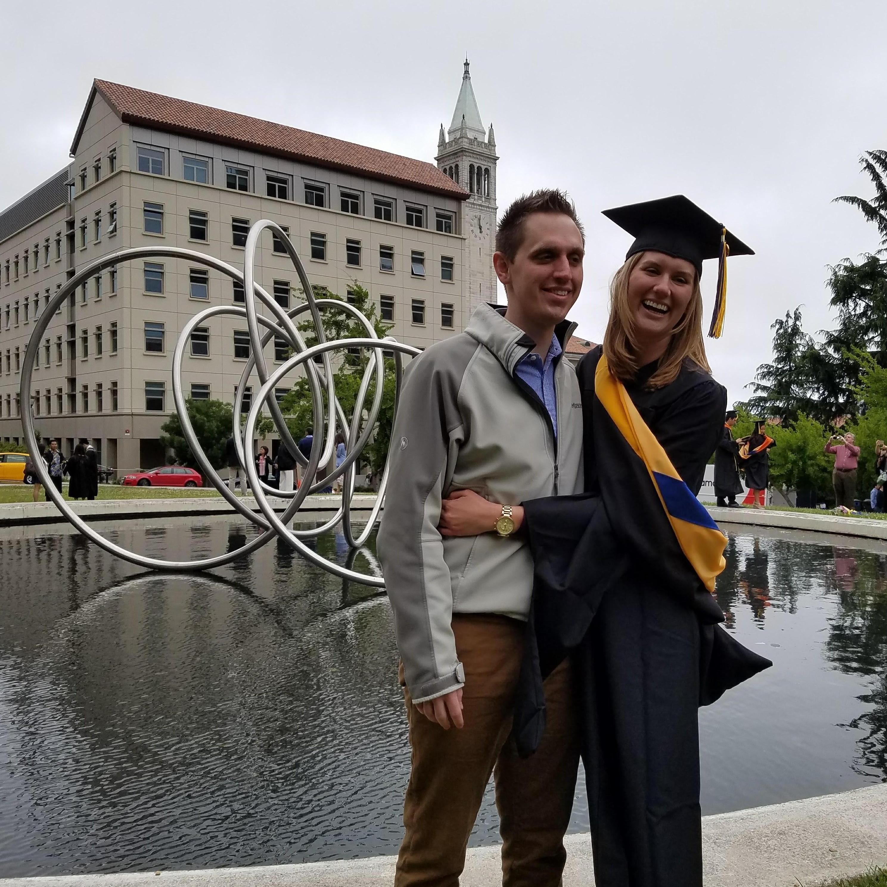Mal's graduation from UC Berkeley