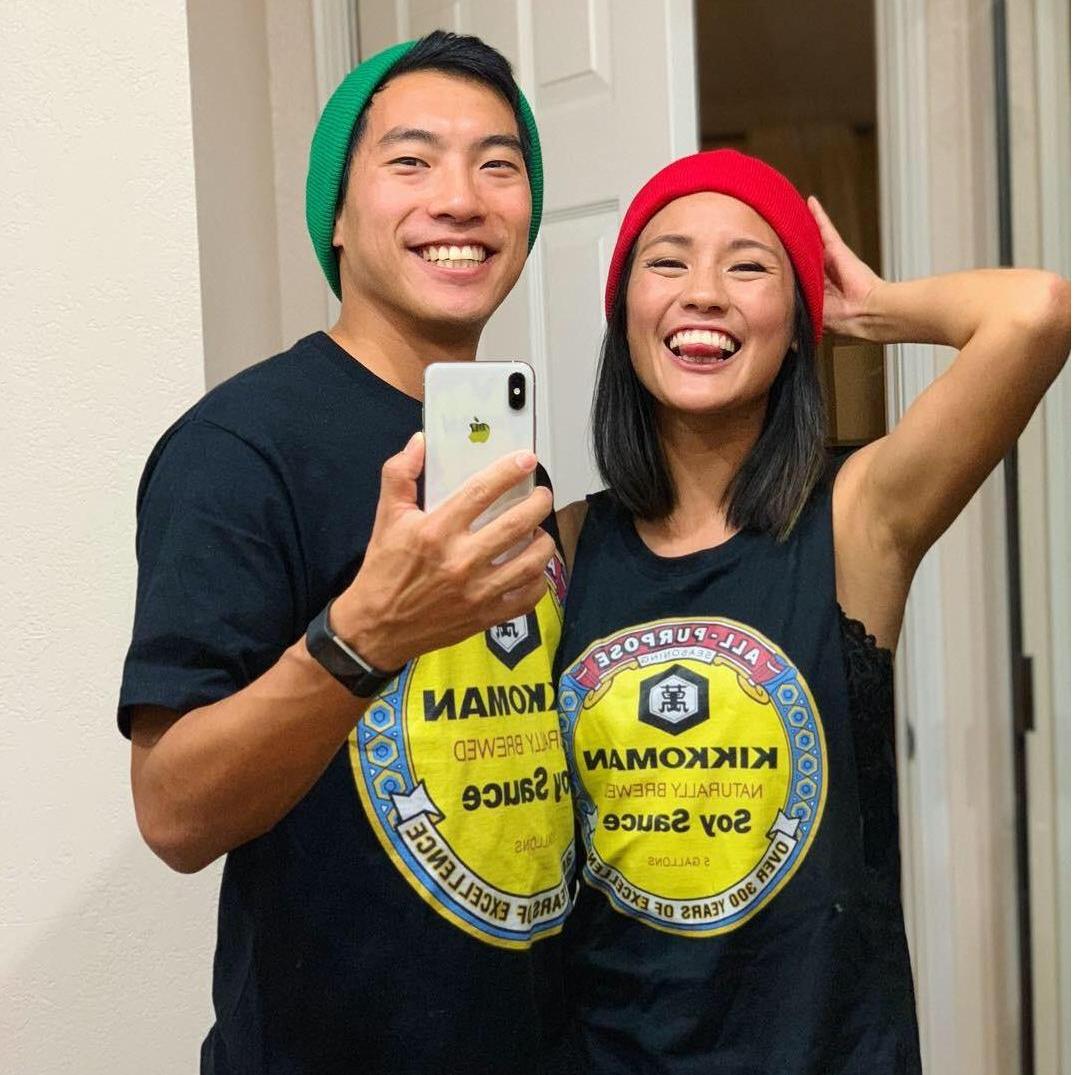 Being soy sauce for Halloween.