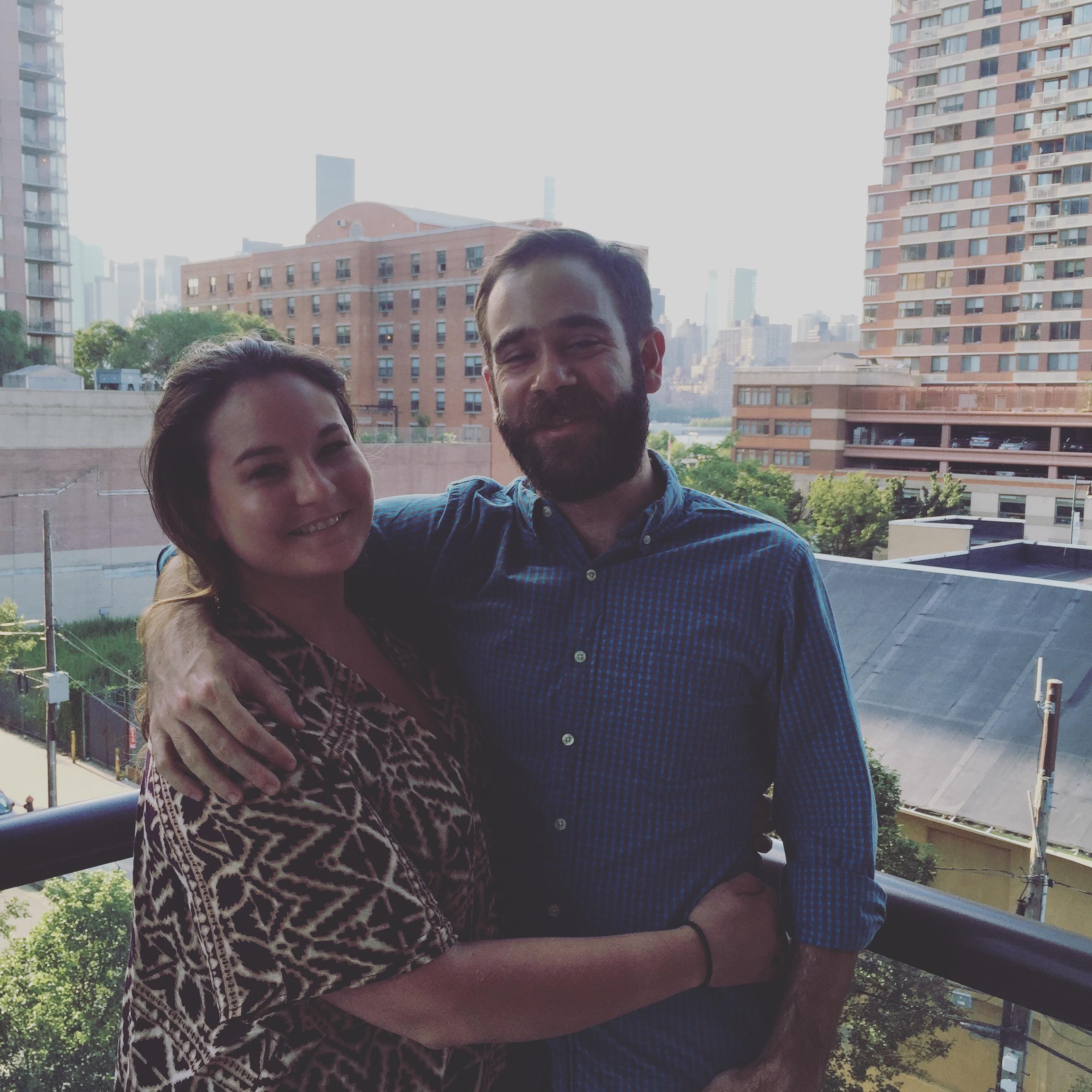 The day we signed our lease in LIC!