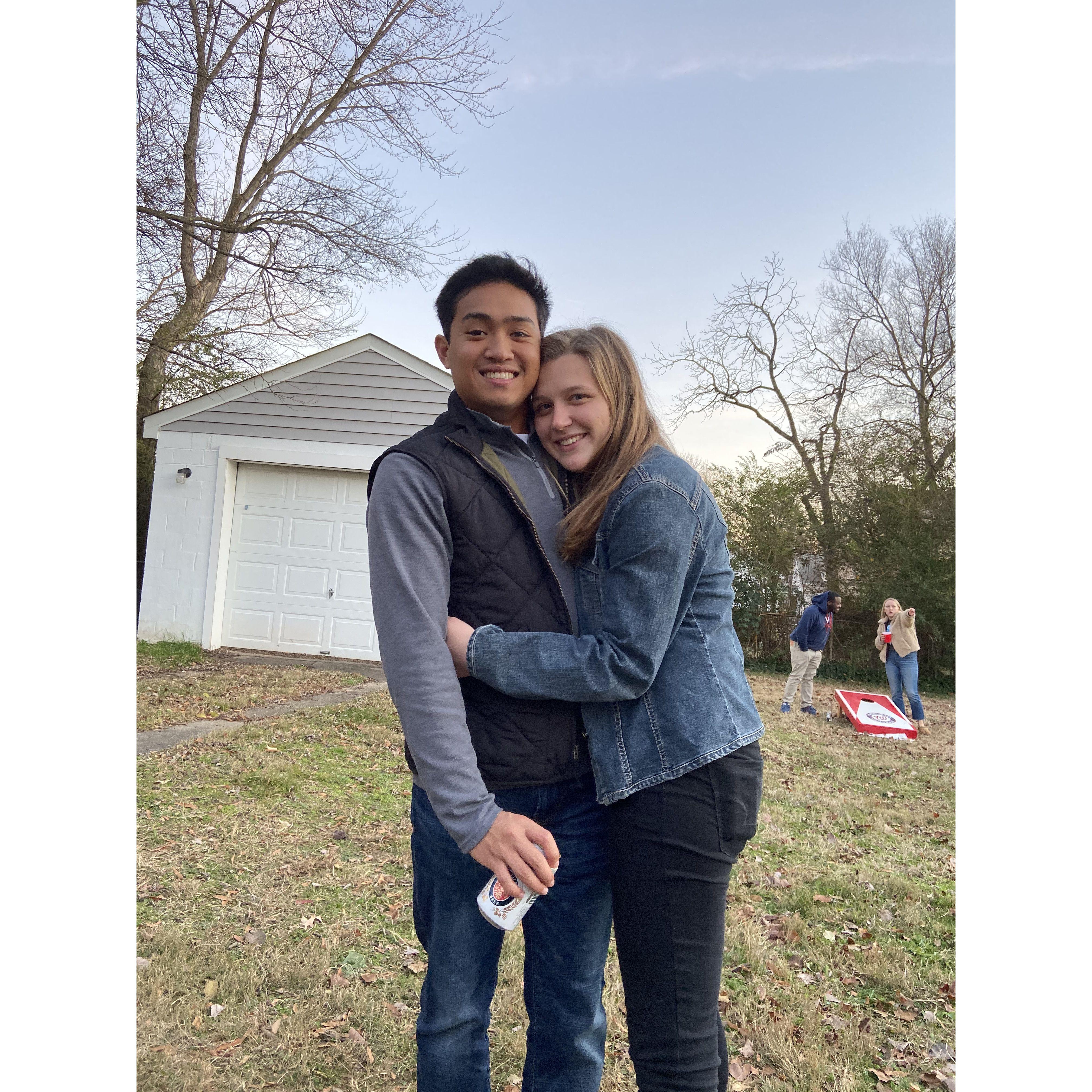 One of our first photos together :)
