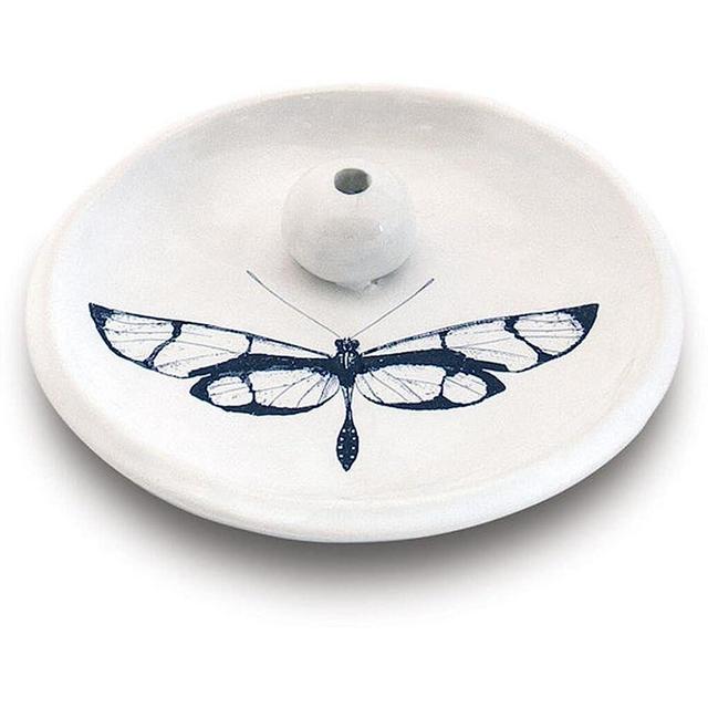 Skeem Design Citronella Incense Burner Bowl Handmade Ceramic Earthenware