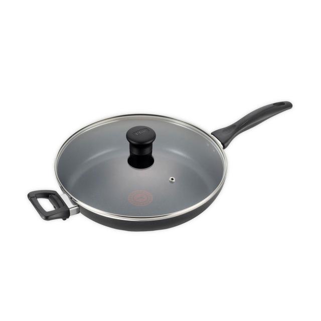 T-Fal® Pure Cook Nonstick 13-Inch Aluminum Fry Pan in Black