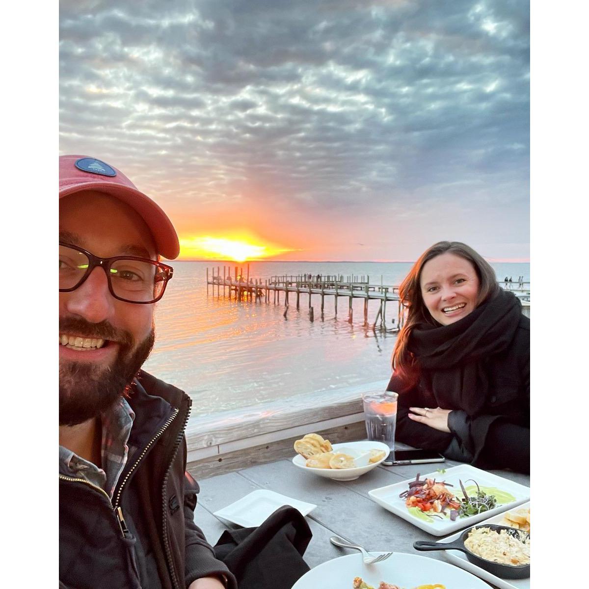 The last night of our month-long stay in the Outer Banks