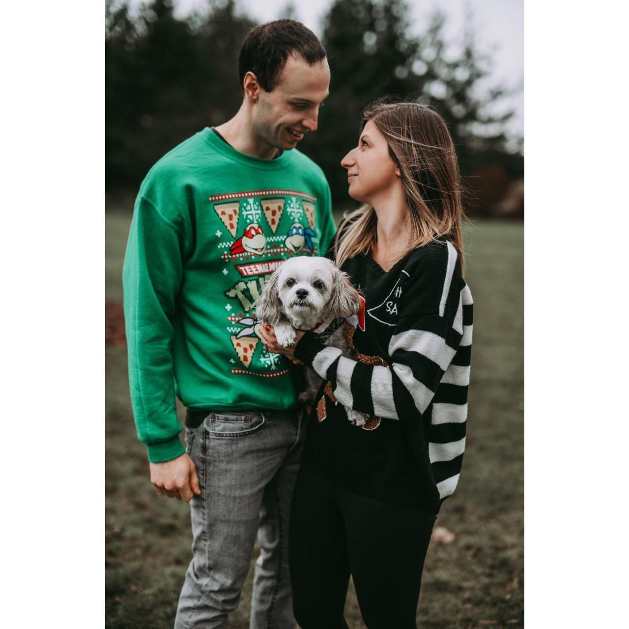 We don't always get snow for Christmas, but we look awesome in our sweaters!