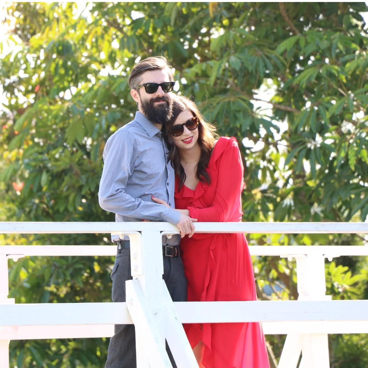 Enjoying a sunny day in Venice, CA.