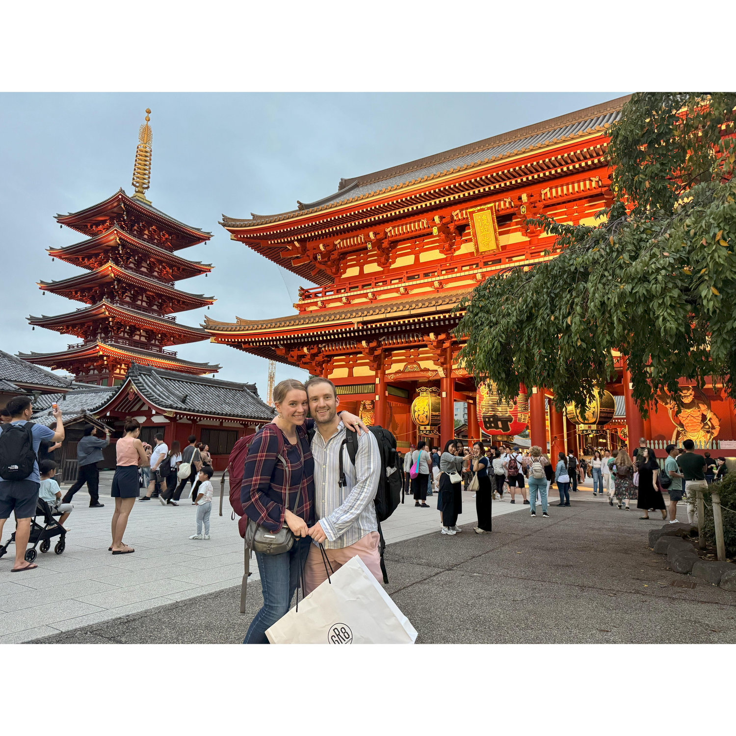 Shopping and temples in Tokyo
