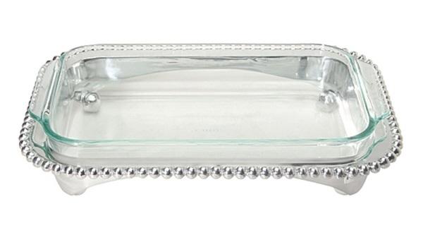 Pearled Oblong Casserole Caddy