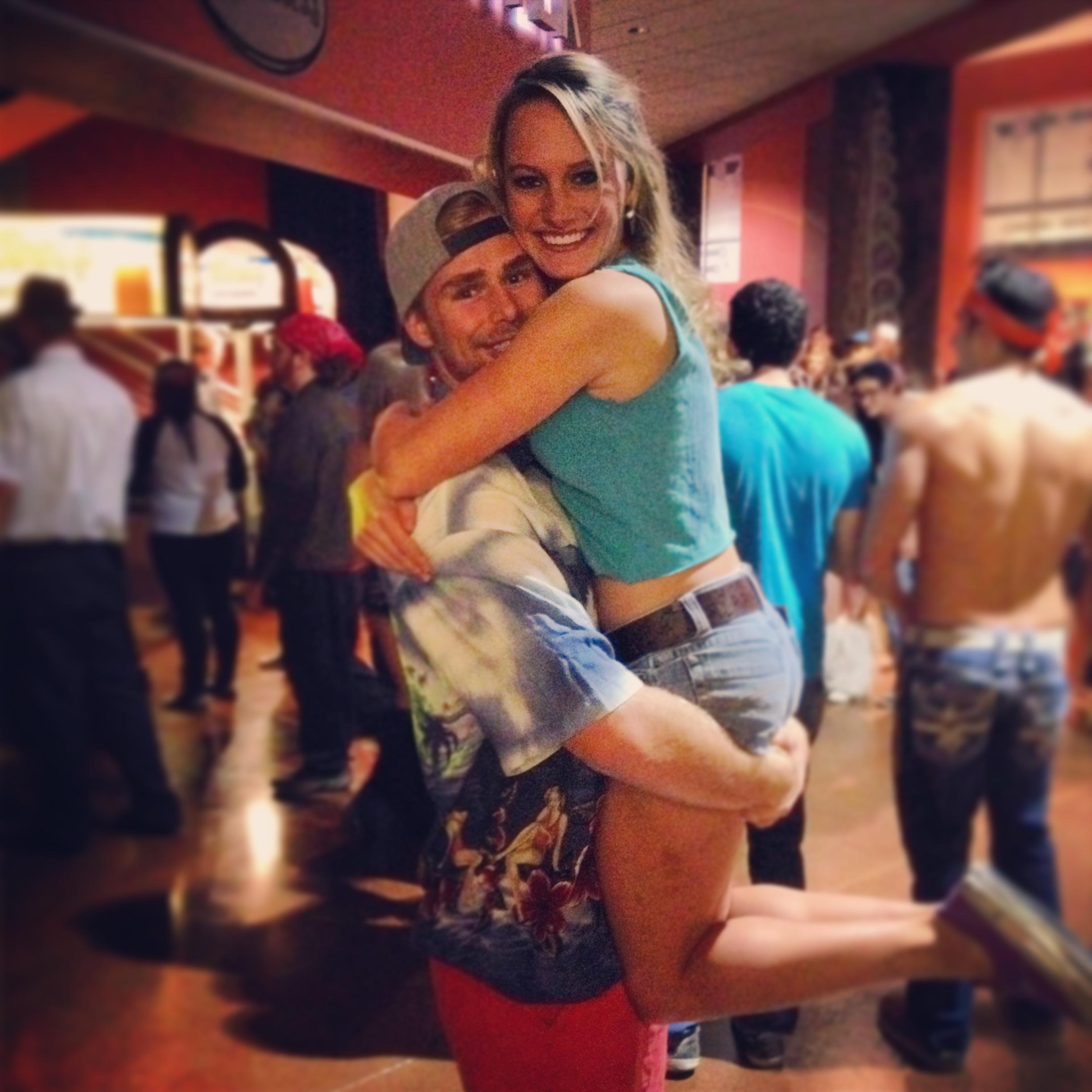 Young love at a concert.