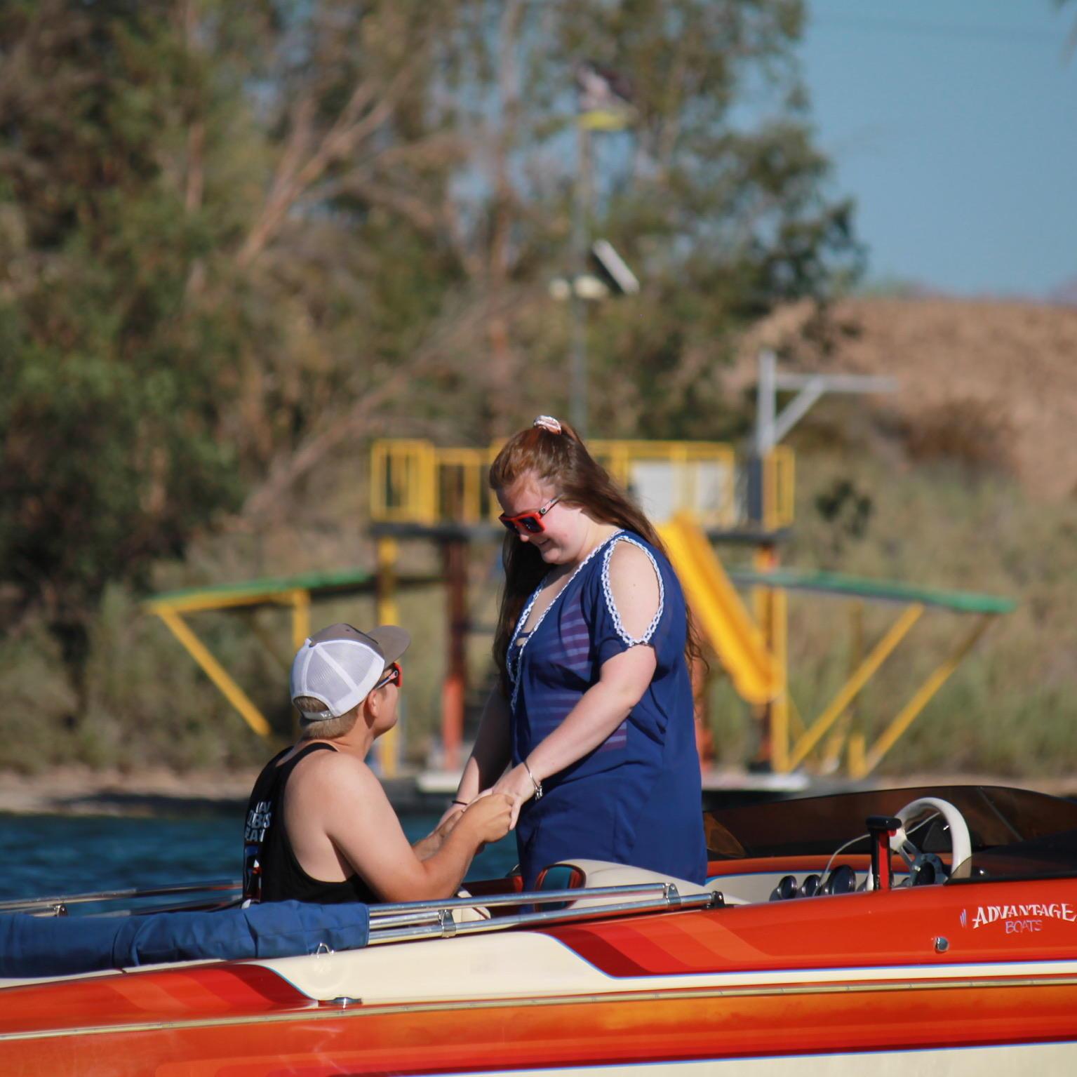 Robert proposed in Lake Havasu! 7/20/2019