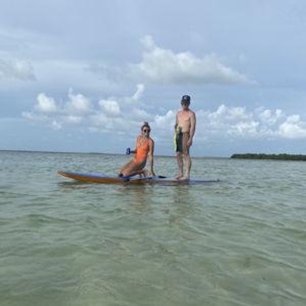 Paddleboarding On Our Honeymoon