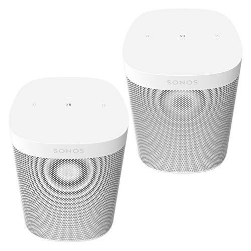 Two Room Set Sonos One SL - The Powerful Microphone-Free Speaker for Music and More - White