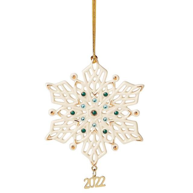 Lenox 2022 Annual Gemmed Snowflake Ornament