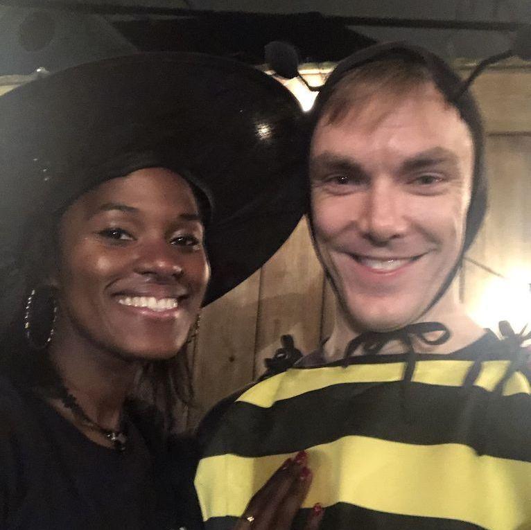 Lizzo and Queen Bee for Halloween.