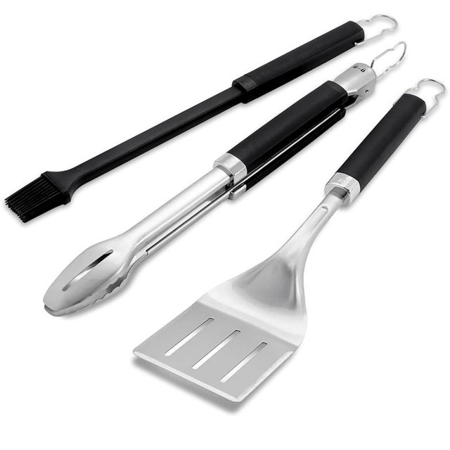 Weber Precision 3‑Piece Grilling Tool Set