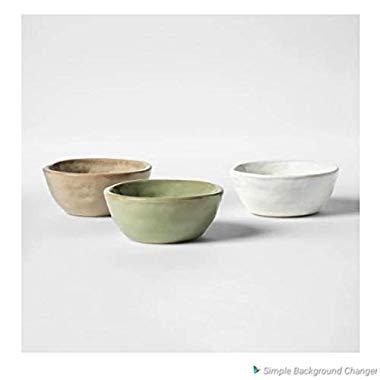 Chrissy Teigen Cravings 3 Stoneware Pinch Bowls 3"