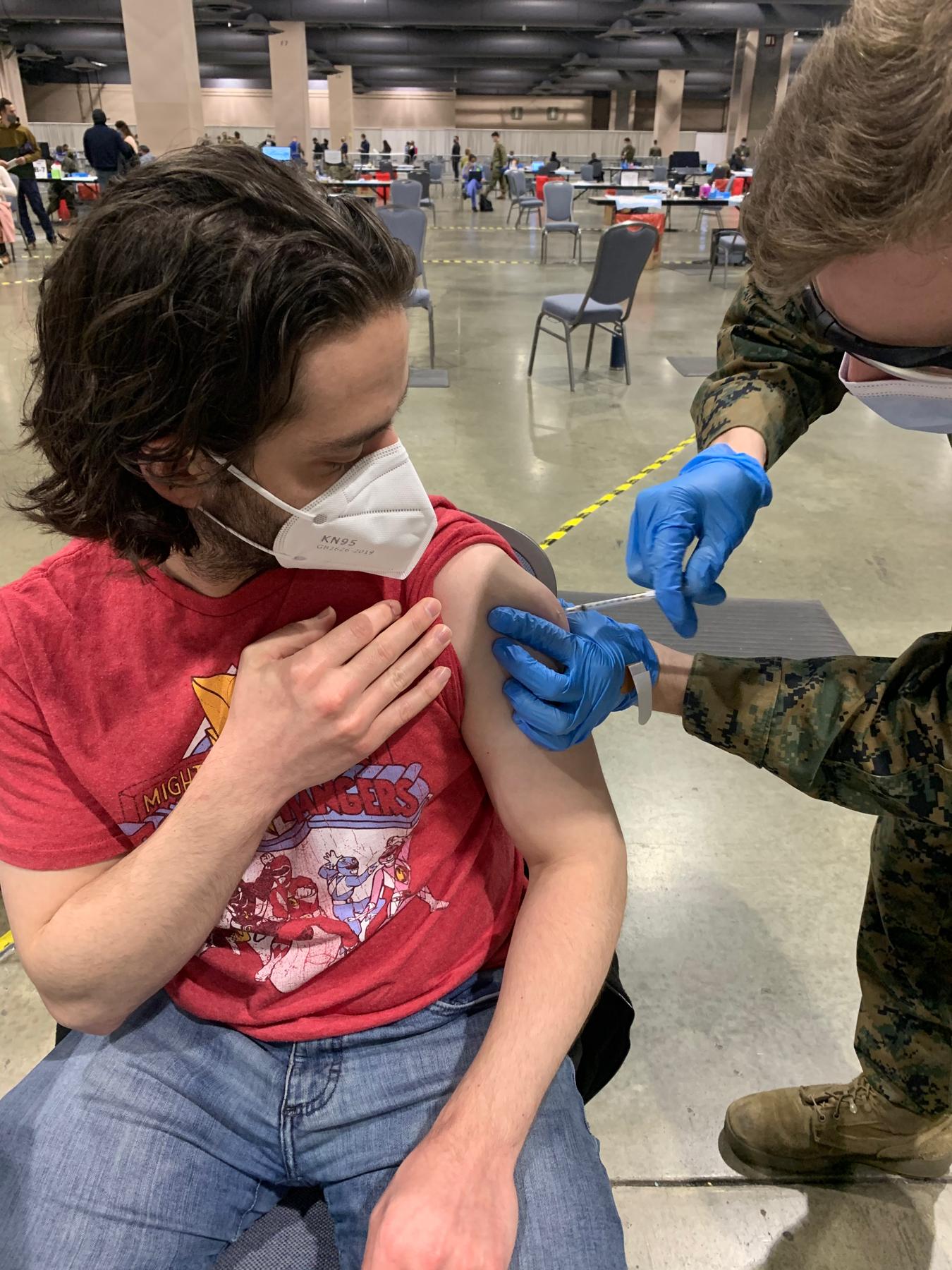 Pat’s inoculation against cooties.