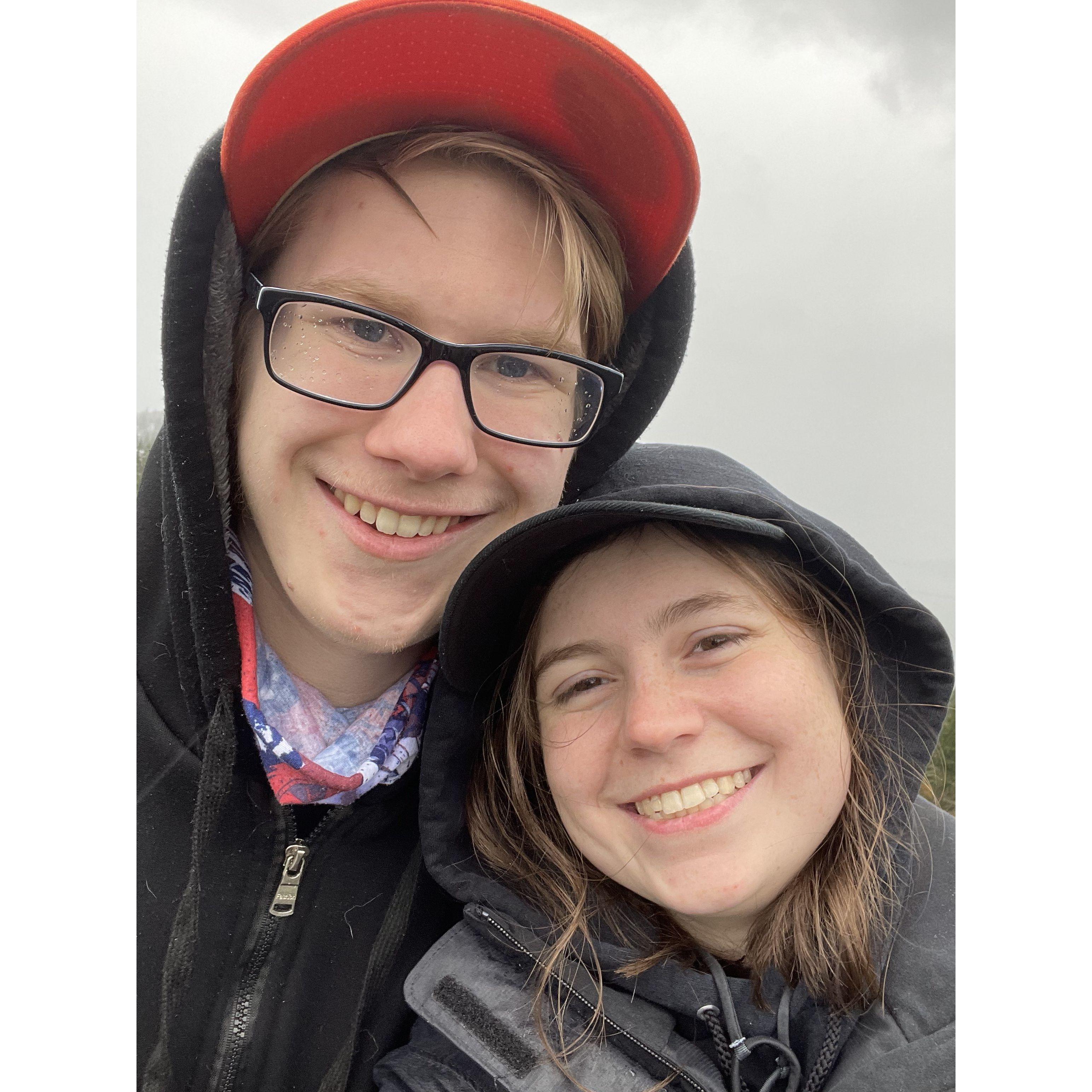 Surprise mini-roadtrip to Astoria Column (and later Tilamook Cheese Factory)! It ended up being the most cold and rainy day to pick