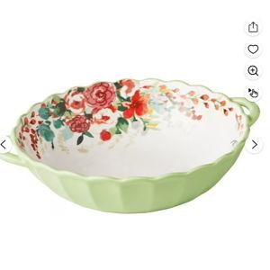 Pioneer Woman Painted Ceramic Serving Bowl