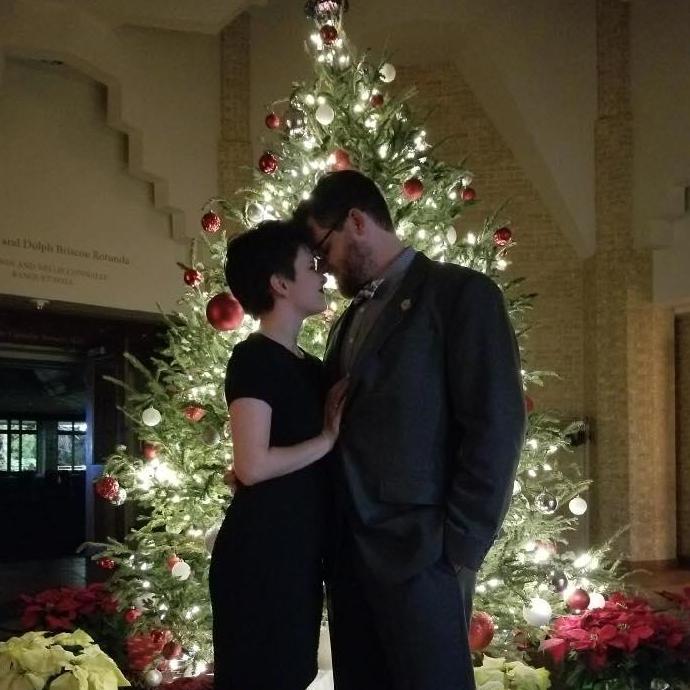 Julia & Stephen at the University of Texas Winter Banquet!