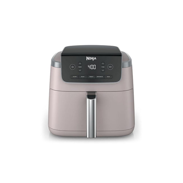 Ninja Air Fryer Pro 5-in-1 | 5 QT Capacity, Air Fry, Bake, Roast, Reheat, and Dehydrate, Air Crisp Technology | Nonstick Basket & Crisper Plate | Light Pink | AF142PK