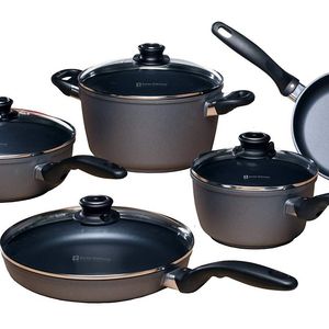 Swiss Gourmet USA - Swiss Diamond 9 Piece Set: Family Kitchen Kit