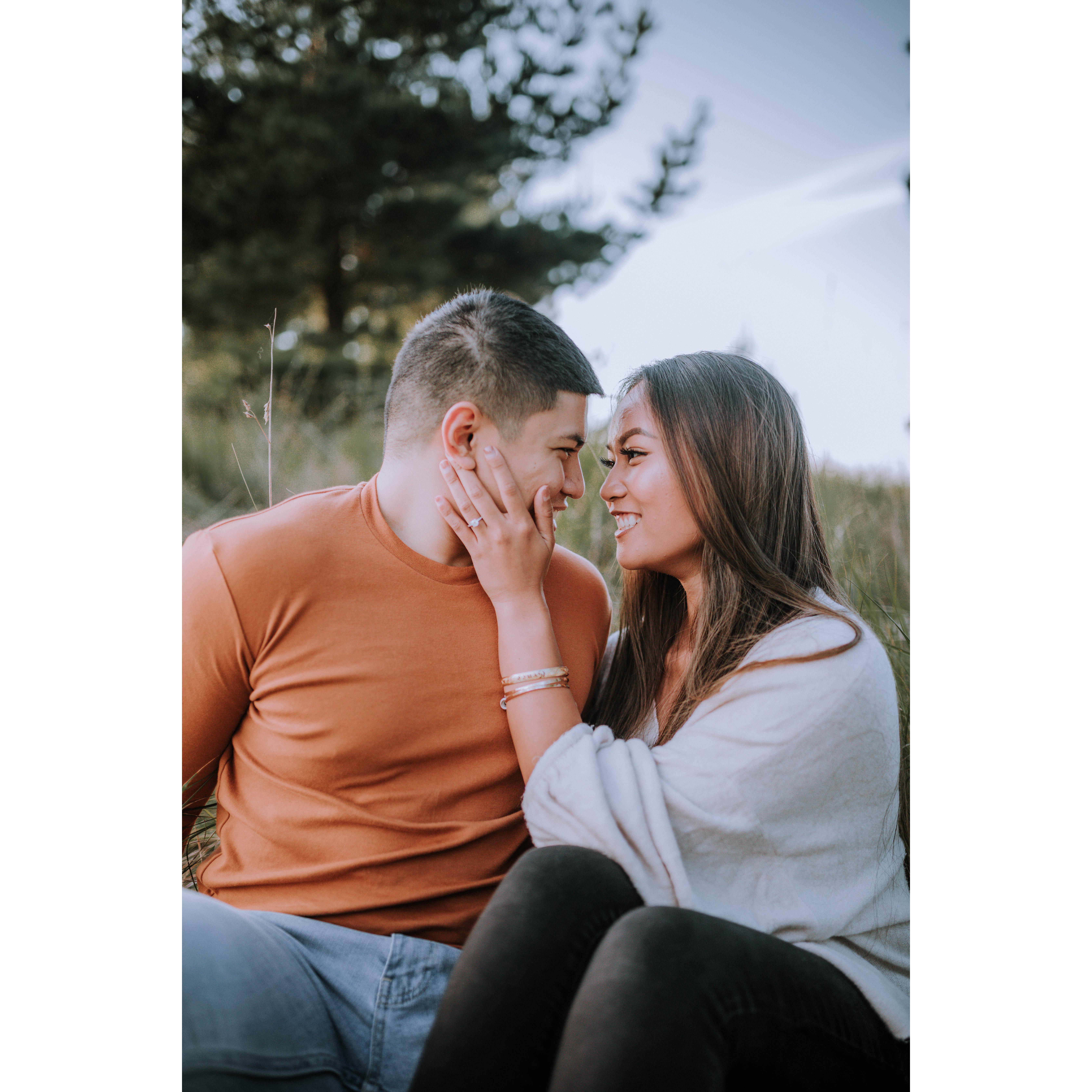 Engagement photoshoot, January 1, 2021.