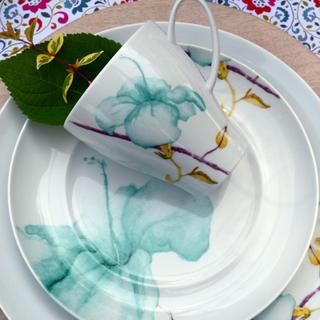 Aliza Teal 4-Piece Place Setting, Service for 1