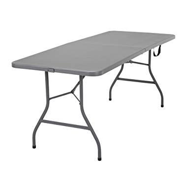 COSCO Signature Centerfold Table, Gray