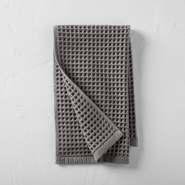 Waffle Hand Towel Dark Gray - Casaluna™